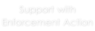 Support with  Enforcement Action